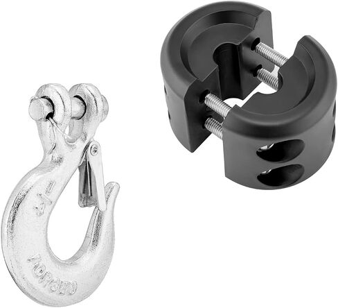 Wsays Winch Cable Stopper and 1/4" Winch Clevis Slip Hook Compatible with ATV UTV in Saudi Arabia
