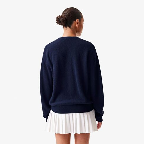 Lacoste Women's Sleeveless Cashmere Cardigan in Saudi Arabia