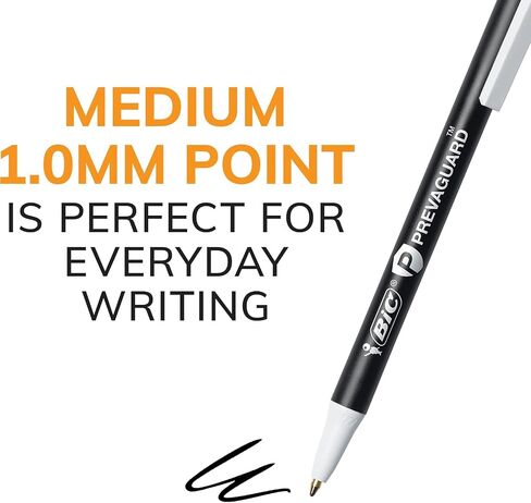 أقلام BIC Clic Stic - عبوة من 300 قلم - أقلام BIC قابلة للسحب - نقطة متوسطة (1.0 ملم) - حبر أسود - مجموعة أقلام Bic Click مستديرة كبيرة الحجم in Saudi Arabia