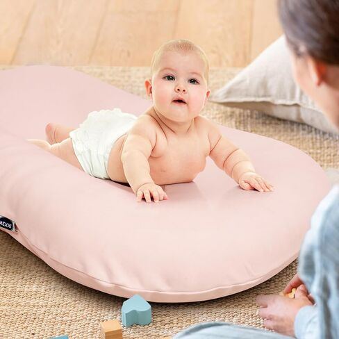 MEXXI Organic Baby Lounger Cover | 100% Organic Cotton Hypoallergenic and Breathable Baby Nest Cover (Cover Only) (Baby Blue, Organic Cotton) in Kuwait