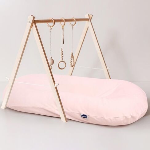 MEXXI Organic Baby Lounger Cover | 100% Organic Cotton Hypoallergenic and Breathable Baby Nest Cover (Cover Only) (Baby Blue, Organic Cotton) in Kuwait