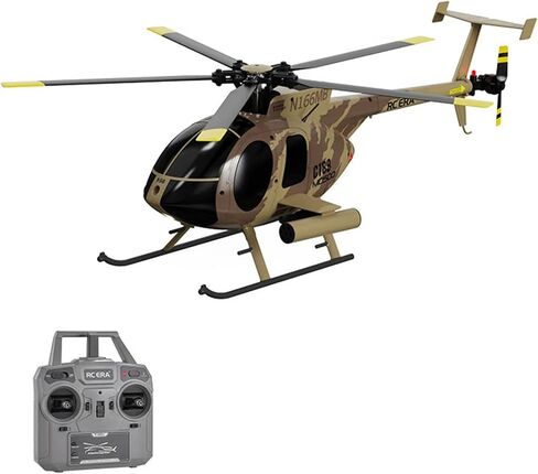 طائرة هليكوبتر للتحكم عن بعد، 2.4G 4CH UAV 1:28 ارتفاع ثابت وشفرة واحدة Flybarless هليكوبتر للتحكم عن بعد RTF مع توطين التدفق البصري 2 بطارية - أحمر in Saudi Arabia