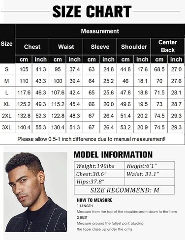 COOFANDY Men's Mock Turtleneck Long Sleeve Shirts Slim Fit Basic T-Shirt Lightweight Ribbed Pullover Sweater in Kuwait