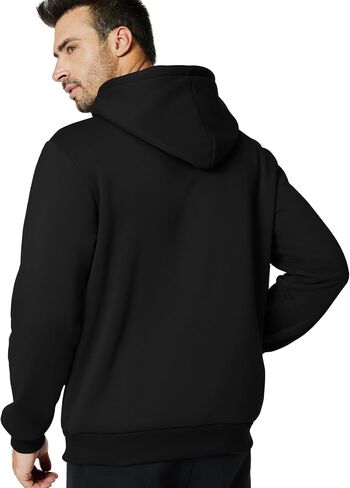 Mens Hooded Sweatshirt Casual Long Sleeve Fleece Hoodies Drawstring Workout Pullover with Kanga Pocket in Saudi Arabia
