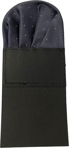 Cotim Coyin Polka Dot Prefolded Suit Pocket Squares, Pre-Folded Card Solid Color Handkerchief for Men in Kuwait