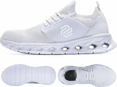 Furuian Steel Toe Shoes for Men Women Slip On Safety Shoes Comfortable Lightweight Sneakers Industry Work Shoes in Saudi Arabia