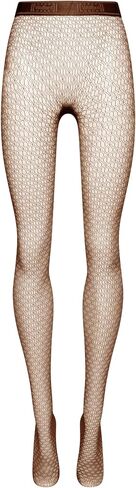 Wolford Fine Net Tights for Women Graphic Pattern Mat Finish Sheer Hosiery Elastic Logo Waistband Sheer Pantyhose Stockings in Saudi Arabia