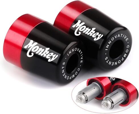 شريط المقود ينتهي بمقابض اليد وأغطية التوصيل المتوافقة مع Honda Monkey 125M 125MA 2019-2023 | وسادة توازن الدراجة النارية z125m z125ma قرد 125 ملحقات in Saudi Arabia