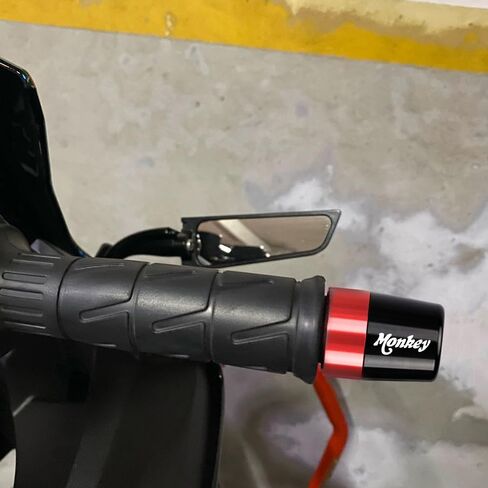 شريط المقود ينتهي بمقابض اليد وأغطية التوصيل المتوافقة مع Honda Monkey 125M 125MA 2019-2023 | وسادة توازن الدراجة النارية z125m z125ma قرد 125 ملحقات in Saudi Arabia