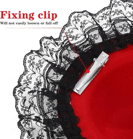 PACKOVE Mini Tea Party Hats Feather Fascinators Mini Top Hat Hair Clip Fascinator Hair Clip Fancy Hair Fascinators Bow Hair Barrette for Women Ladies Multi in Kuwait