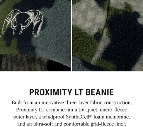 قبعة KUIU Proximity LT - مقاومة للرياح، فائقة الهدوء، صوف دقيق خفيف الوزن، قابلة للتمدد في 4 اتجاهات، قبعة صيد مقاومة للرائحة in Saudi Arabia