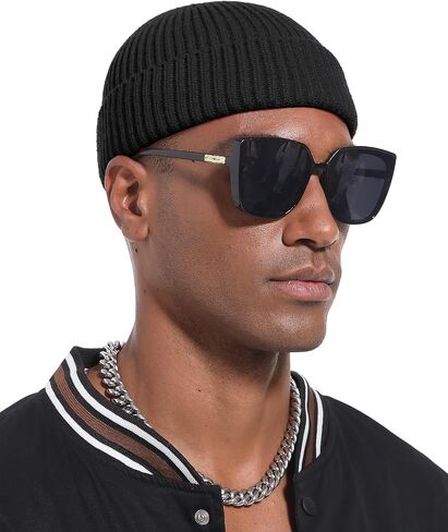 قبعة صياد قصيرة من Swag للرجال والنساء، قبعة منسوجة من الصوف الناعم، قبعة صغيرة للساعة، قبعات شتوية دافئة، قبعة جمجمة in Kuwait