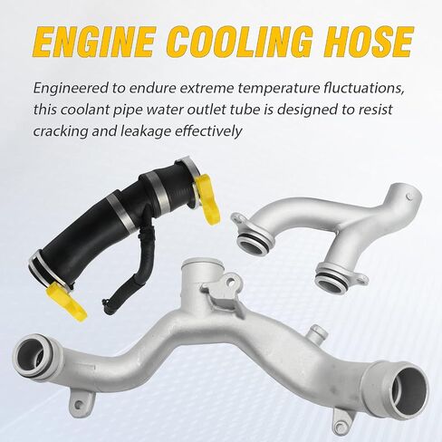LR090630 Engine Cooling Hose Outlet Tube kit Replacement for Land Rover Range Rover 5L V8 2016-2022 Replacement for Land Rover Range Rover 3L V6 2014-2019, Replaces LR092992 LR049990 AJ813917 in Saudi Arabia