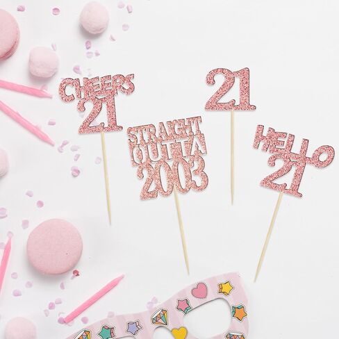 Gyufise 24 Pack Black 40th Birthday Cupcake Toppers Glitter Forty Hello 40 Straight Outta 1984 Cupcake Picks for Cheers to 40 Birthday Anniversary Party Cake Decorations Supplies in Saudi Arabia
