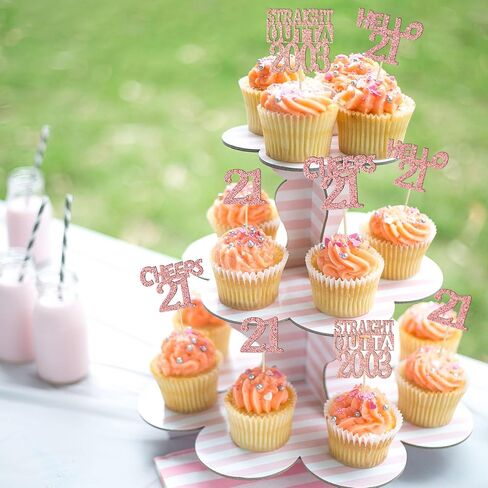 Gyufise 24 Pack Black 40th Birthday Cupcake Toppers Glitter Forty Hello 40 Straight Outta 1984 Cupcake Picks for Cheers to 40 Birthday Anniversary Party Cake Decorations Supplies in Saudi Arabia