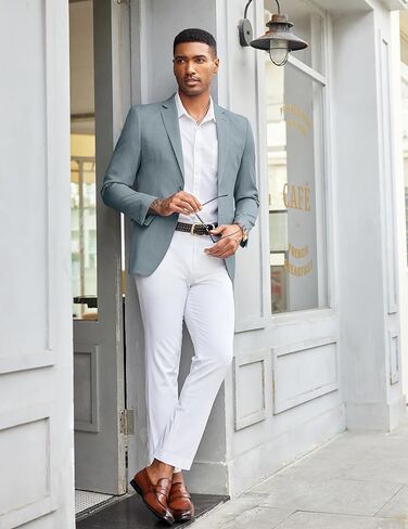 COOFANDY Mens Casual Blazer Slim Fit Suit Jacket Two Button Lightweight Sport Coats Business Blazer Jacket in Kuwait