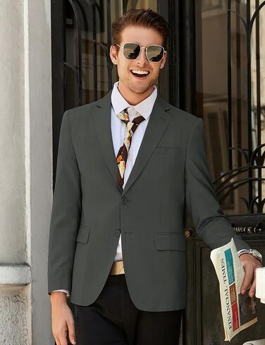 COOFANDY Mens Casual Blazer Slim Fit Suit Jacket Two Button Lightweight Sport Coats Business Blazer Jacket in Saudi Arabia