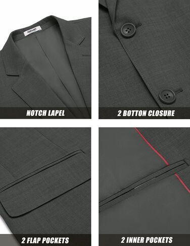 COOFANDY Mens Casual Blazer Slim Fit Suit Jacket Two Button Lightweight Sport Coats Business Blazer Jacket in Saudi Arabia