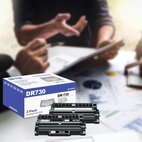DR730 وحدة طبلة تصوير سوداء مكونة من قطعتين (بدون حبر) بديلة لطبل Brother DR-730 لطابعة Brother HL-L2350DW HL-L2395DW HL-L2370DW HL-L2370DWXL MFC-L2750DW MFC-L2710DW DCP-L2550DW in Kuwait