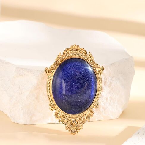 الأميرة زي الخوخ بروش دبوس شارة الجوهرة الزرقاء، مجوهرات الخوخ الكبيرة، اكسسوارات أزياء الهالوين التنكرية in Kuwait