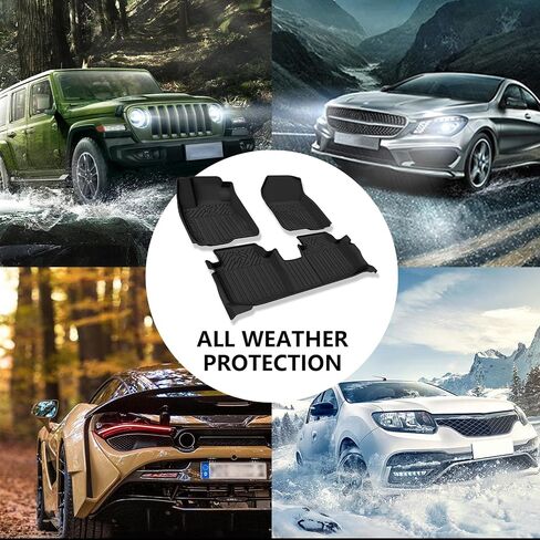 Floor Mats Custom for 2022 2023 2024 Honda CR-V/CRV (Include Hybrid), TPE All-Weather Floor Liners, Odorless Anti-Slip Automotive Floor Mats Front and Rear Row Cargo Liners in Saudi Arabia