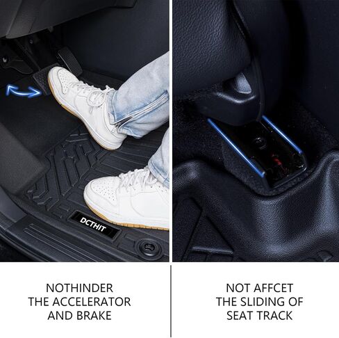 Floor Mats Custom for 2022 2023 2024 Honda CR-V/CRV (Include Hybrid), TPE All-Weather Floor Liners, Odorless Anti-Slip Automotive Floor Mats Front and Rear Row Cargo Liners in Saudi Arabia