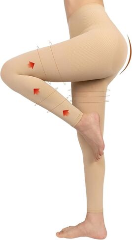 Sheer Compression Pantyhose, 8-15 mmHg, Women's Shaping Tights, 20 Denier Compression Stockings for Women in Kuwait