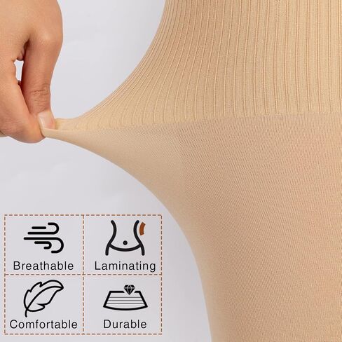 Sheer Compression Pantyhose, 8-15 mmHg, Women's Shaping Tights, 20 Denier Compression Stockings for Women in Kuwait