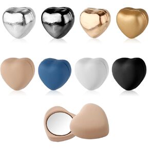 8pcs Hijab Magnetic Pins, Strong Heart Shaped Magnetic Scarf Clip Multi-Purpose Scarf Magnetic Clasp Pinless Brooch Magnetic Brooch Pin for Woman Hijabs Scarves Clothes