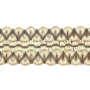 BEL AVENIR Braid Trim 2 inch 6.8 Yards Boho Style Woven Fabric Trim Handmade Polyester Sewing Wide DIY Crafts for Home Decorative(Blue)