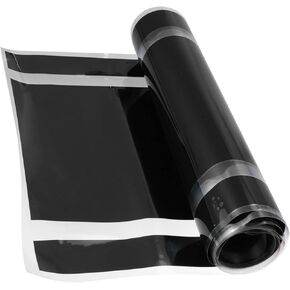 ACROPIX 11.81"x70.87" Car Hood Stripe Pattern Sticker Auto Exterior Decal Decoration for Car Hood Roof Trunk Skirt Bumper Black Car Parts