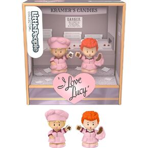Little People Collector I Love Lucy TV Show Special Edition Set for Adults & Fans, Lucy & Ethel Figures in a Display Box