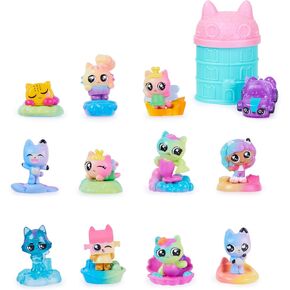 Gabby’s Dollhouse, Meow-mazing Mini Figures 12-Pack (Amazon Exclusive) Rainbow -Themed Toy Figures and Playsets Kids Toys for Ages 3 and up