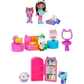 Gabby’s Dollhouse, Meow-mazing Mini Figures 12-Pack (Amazon Exclusive) Rainbow -Themed Toy Figures and Playsets Kids Toys for Ages 3 and up