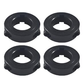 4 X 1" Lock Collar Clamp Go Kart Axle Bearing Collars Sprocket Hub Locks Black