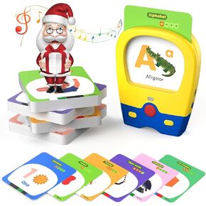 Toddler Talking Flash Cards with 400 Sight Words Toddler Toys for 1 2 3 4 5 Year Old Boys and Girls-Montessori Toys,Speech Therapy,Autism Sensory Toys Learning Educational Toys