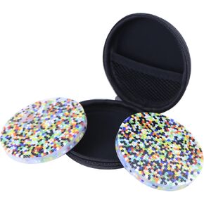 Picky Pad 1 Pack - 1 Count Fidget Toy for Skin Picking with Carrying Case - Trichotillomania Relief Portable Fidget Toy Picky Pad (1 Count Circle)