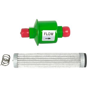 Hydrostatic Transmission Hydraulic Oil Filter Kit Compatible with John Deere 325 335 345 355 127mm 5" Riding Lawn Mower Tractor Front Lift Control Garden