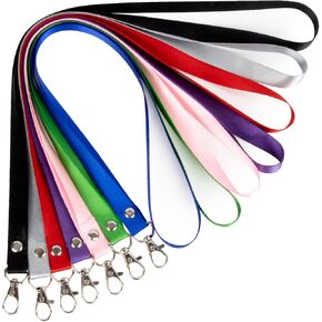 Lanyard - 7PACK Lanyards for id Badges, Badge Holder, Lanyards for Keys, Badge Lanyard, id Lanyard, Key Lanyard, Bulk Lanyards, Lanyards for Cruise Ship Cards, Lanyard String id Badge Lanyard
