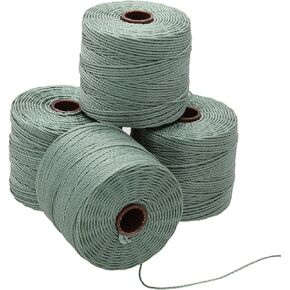 Beadsmith S-Lon #18 Cord, Multipack with 4 Spools (Pastels Mix), Ideal for Stringing Beading Crochet and Micro-macramé Jewelry