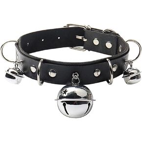 Olbye Cross Choker Necklace Prayer Black Leather Collar Necklace Punk PU Short Necklace Jewelry Gothic Link Necklaces for Women and Girls