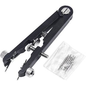 11 Pack Watch Spring Bar Plier Tool Kit Tweezers Including 10 Tips Pins Watch Watchband Removal Bar Adjustment Tool for Watch Bracelet Strap & Band