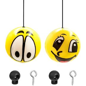 قطعتان من مساعدات ركن المرآب المزدوجة، نظام توجيه كرة ركن السيارة المضحكة، سدادة جراج مضحكة، مجموعة مساعد ركن السيارة بمستشعر كروي لإيقاف السيارة، ملحقات السيارة (عيون كبيرة + وجه مبتسم) in Kuwait