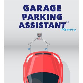 Garage Parking Assistant Memory New Model with Parking Aid Sensor - Digital Parking Stopper for Garage – No Laser Garage Parking