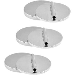 EXCEART Magnetic Pin Backs for Enamel Pins 3pcs Mini Pin Brooch Converter Metal Lapel Pin Brooch Holder Magnet No Harm for Clothing