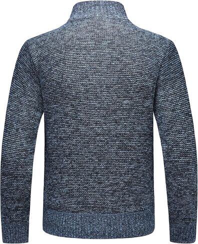 Lamgool Men's Full Zip Sweater Long Sleeve Casual Slim Fit Cardigan Sweaters in Saudi Arabia