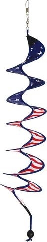 In the Breeze 5175 24" Stars and Stripes Curlie Spinner-Outdoor Hanging Decoration in Saudi Arabia