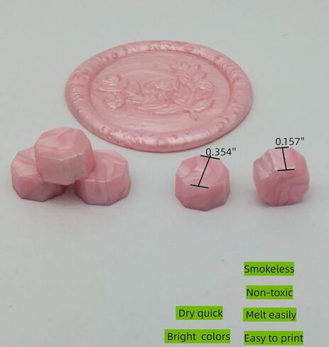 300 Pcs Wax Seal Beads, Olive Green Sealing Wax Beads, Refilling Octagon Wax Sealing Beads for Wax Stamp Sealing, Perfect for Wedding Invitations, Christmas Cards, Envelopes(Olive Green) in Saudi Arabia
