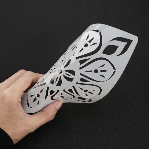 Create idea 32 Sheets Mandala Stencils Wall Art Painting Stencil Tiles Template Set for DIY Rock Painting Art Craft Projects Furniture Window Stencils Reusable 16 Patterns in Saudi Arabia