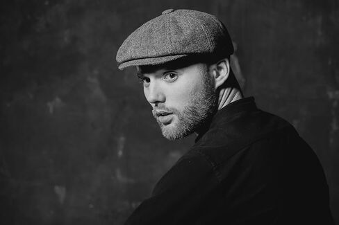 Lanzom Mens Newsboy Cap High Woolen Tweed Gatsby Hat Ivy Cabbie Flat Golf Cap Newsboy Cap in Kuwait